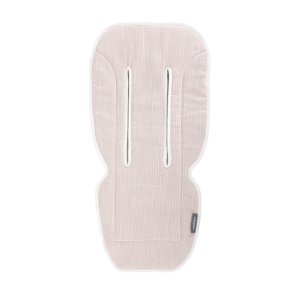 Colchoneta silla paseo universal ovalada Cambrass rayas - Rosa claro Rosa claro-2