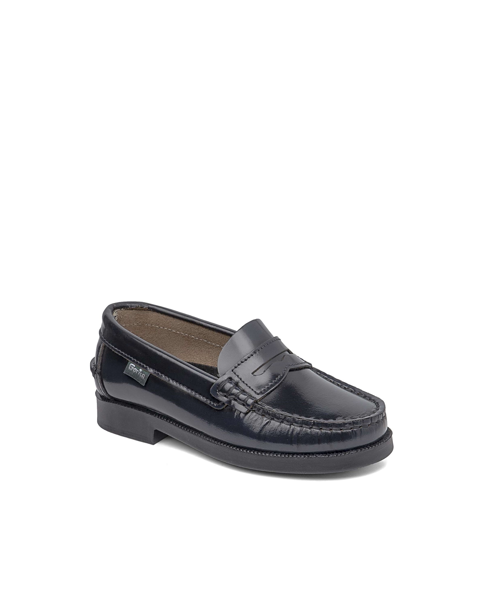 Mocasines de niños de piel - Gorila - Azul Azul marino-2