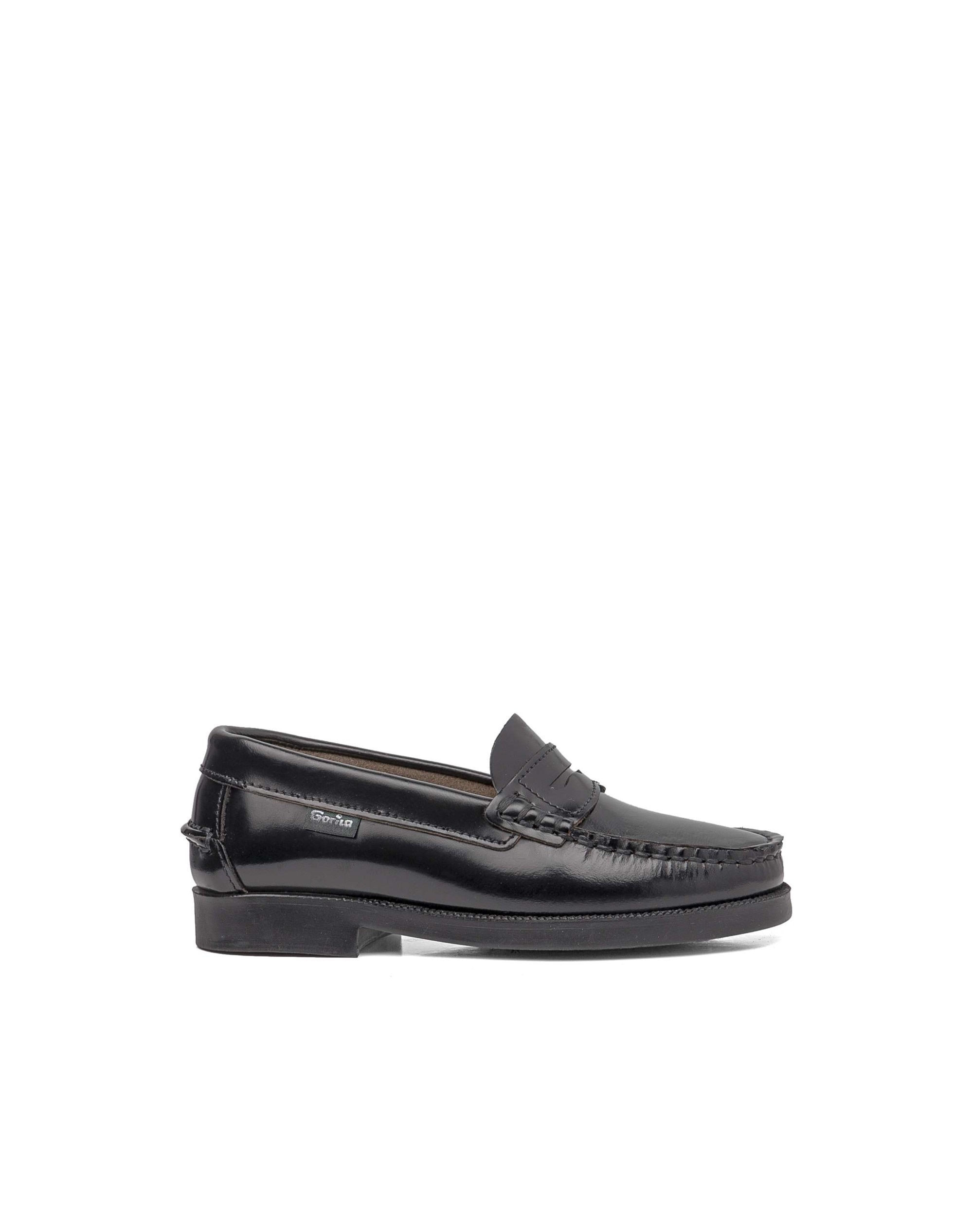Mocasines de niños de piel - Gorila - Negro Negro-1