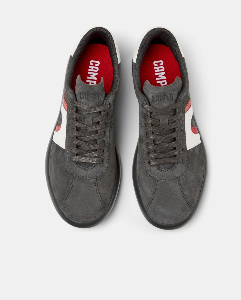 Imagen 3 de Zapatillas de mujer pelotas soller de piel - Camper - Gris Gris