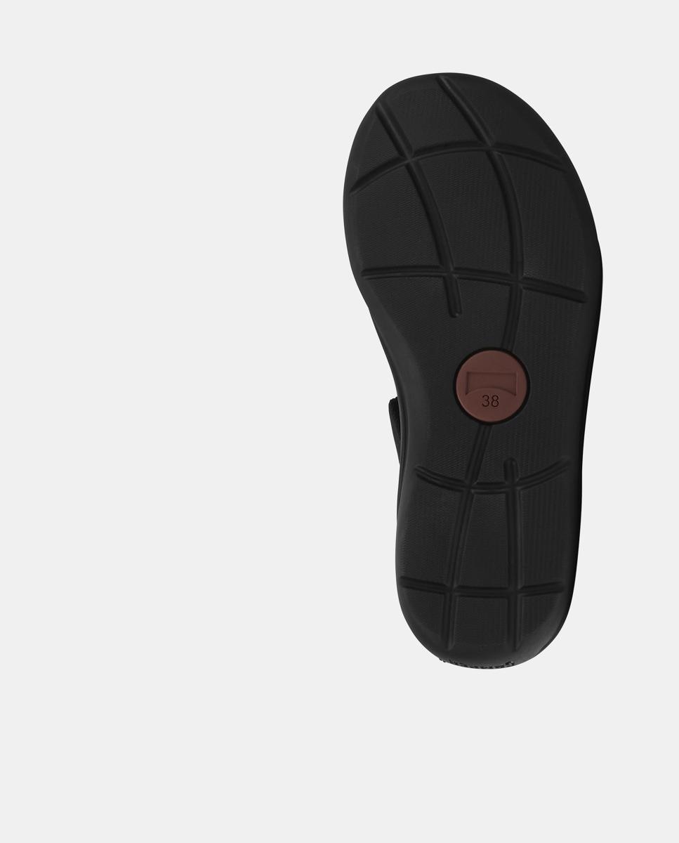 Sandalias planas de mujer Match a tiras en color - Camper - Negro Negro-5