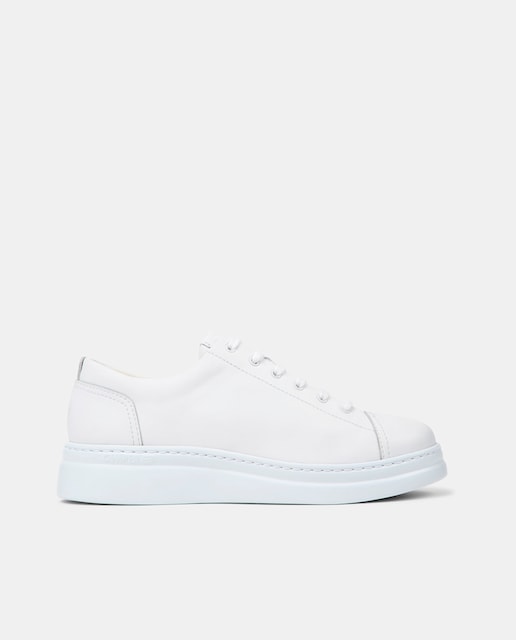 Imagen 0 de Zapatillas de piel de mujer Runner Up con plataforma y cordones