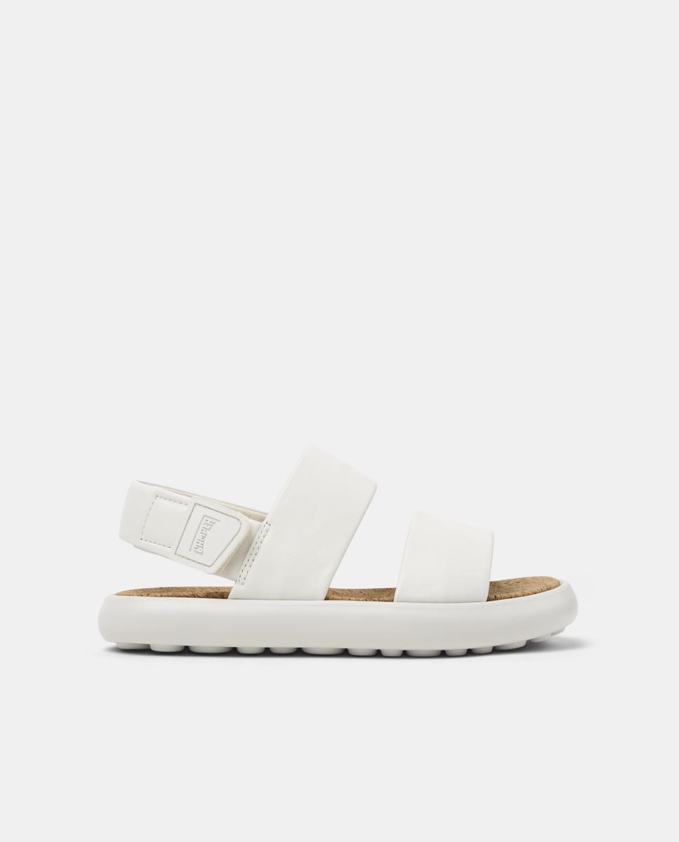 Camper - Sandalias planas de mujer Pelotas Flota de piel.