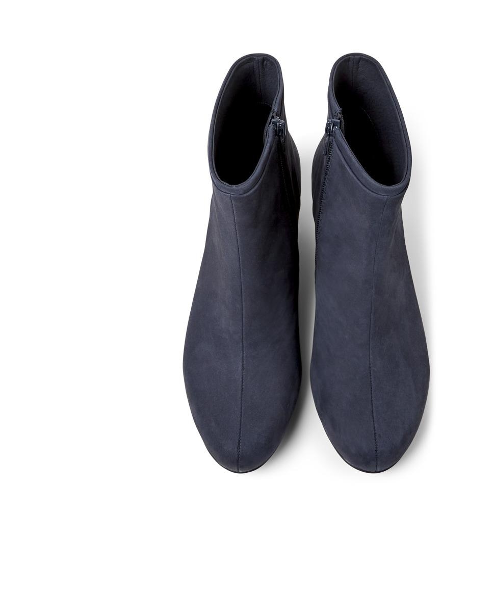 Botines de mujer helena de piel con tacón - Camper - Azul Azul-2