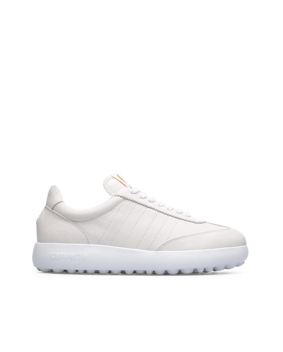 Camper - Zapatillas de piel de mujer Pelotas XLF lisas con cordones.