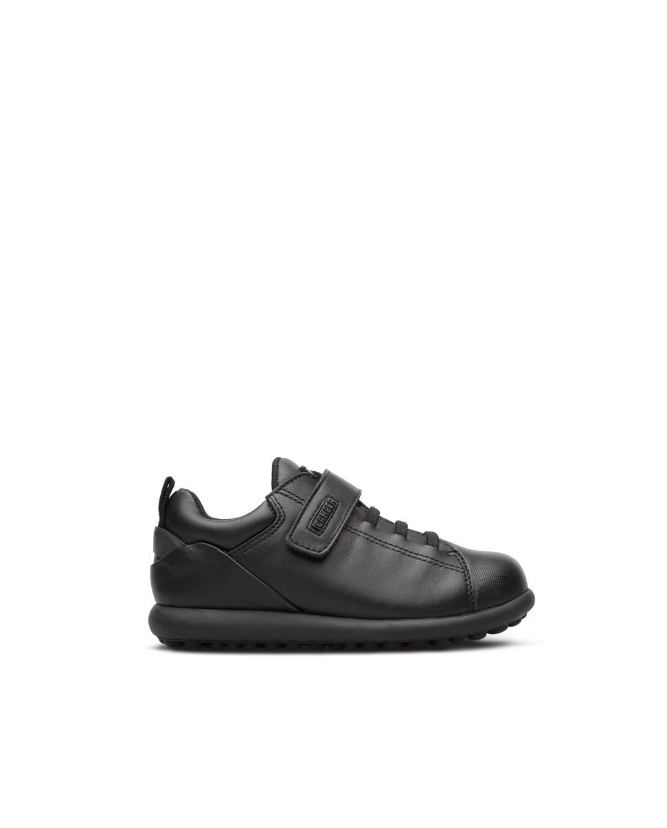 Zapatillas de piel de niño pelotas ariel lisas con puntera reforzada - Camper - Negro Negro-1