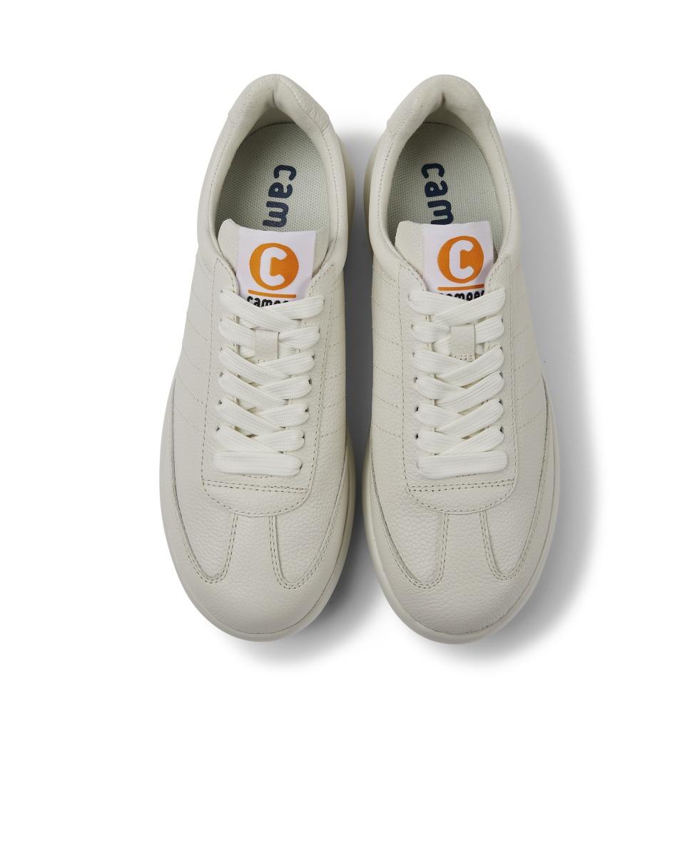 Zapatillas básicas de mujer pelotas xlf de piel - Camper - Blanco Blanco-2