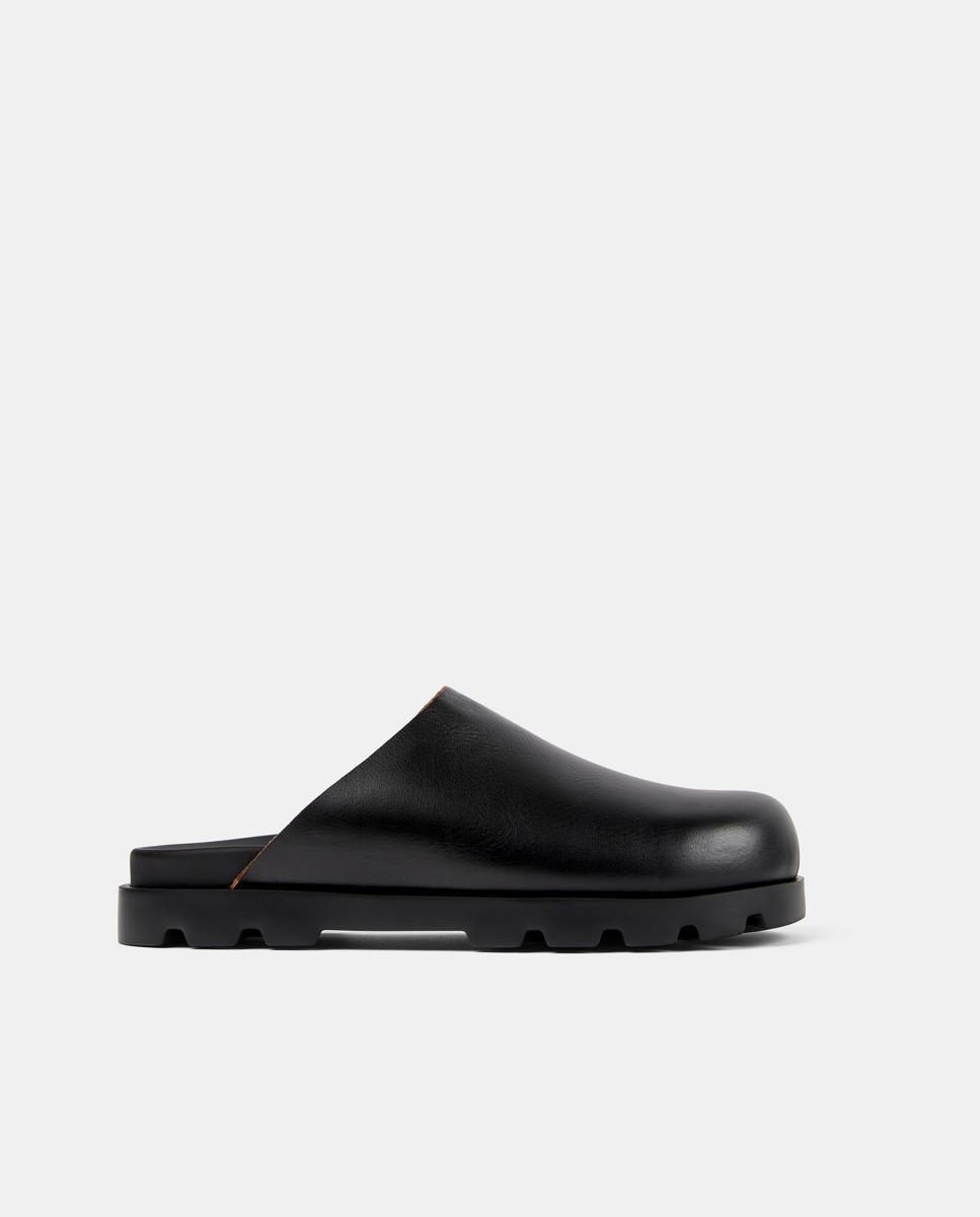 Camper - Zuecos de hombre Brutus Sandal lisos de piel.