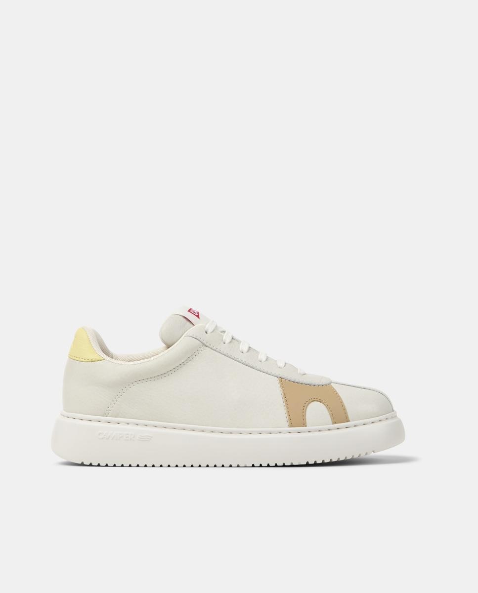 Camper - Zapatillas de piel de mujer Runner K21 Twins con cordones.