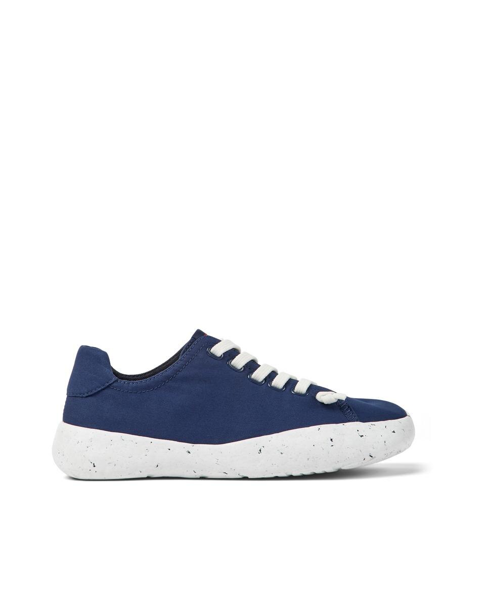 Zapatillas deportivas de hombre con suela punteada en azul