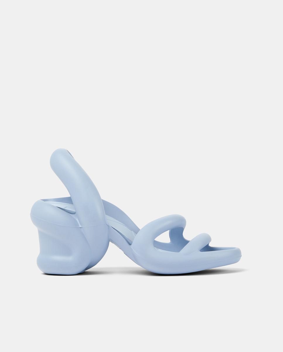 Camper - Sandalias de tacón de mujer Kobarah lisas con estética informal.
