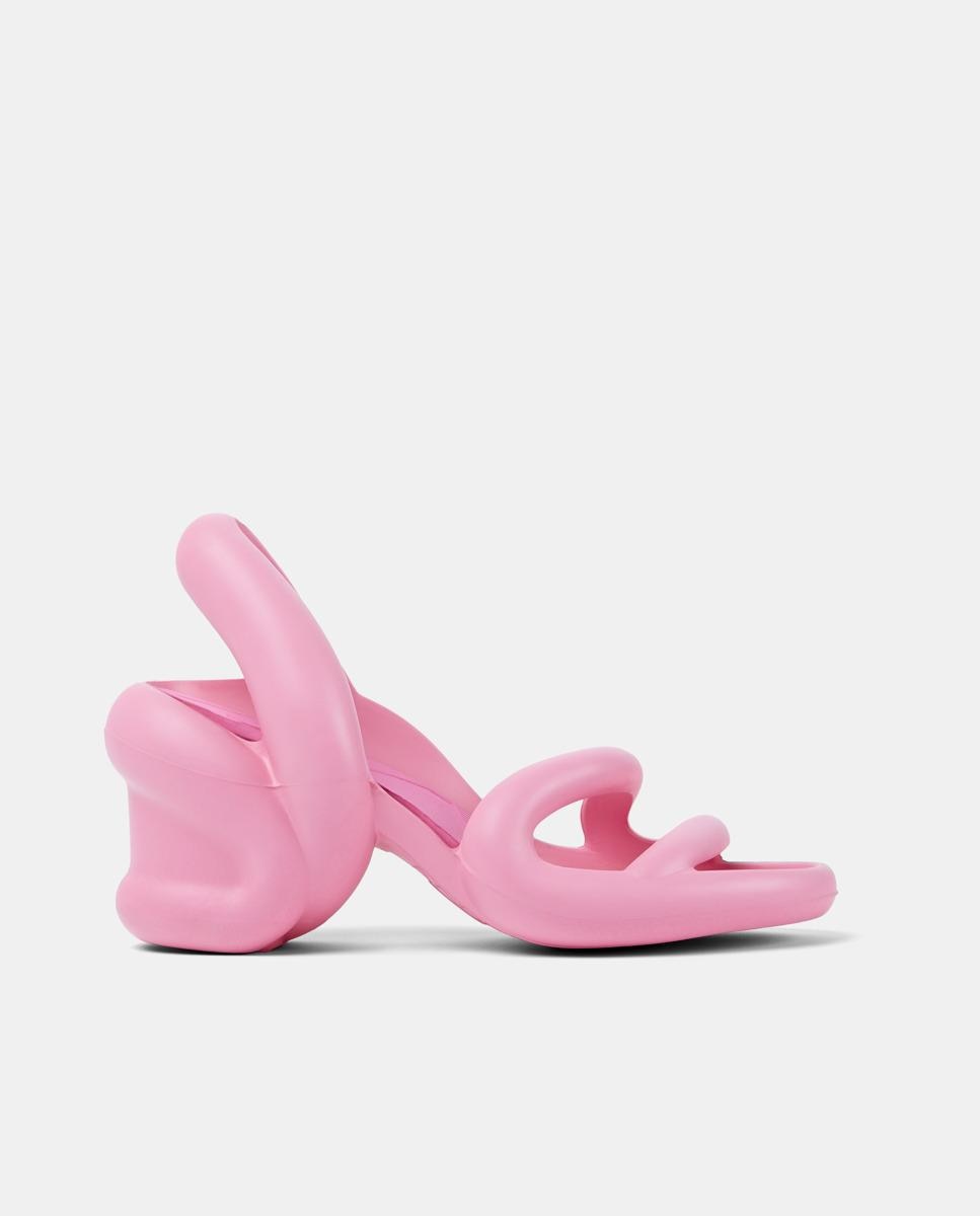 Sandalias de tacón de mujer Kobarah  lisas con estética informal