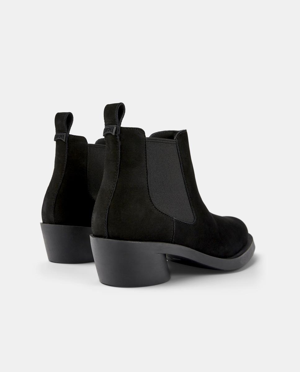 Botines chelsea de piel de mujer bonnie - Camper - Negro Negro-5