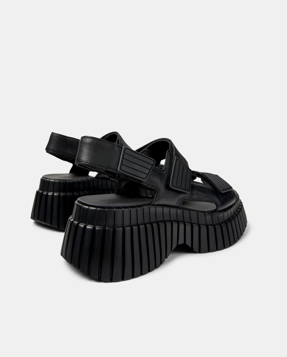 Sandalias de tacón de mujer de piel bcn - Camper - Negro Negro-4