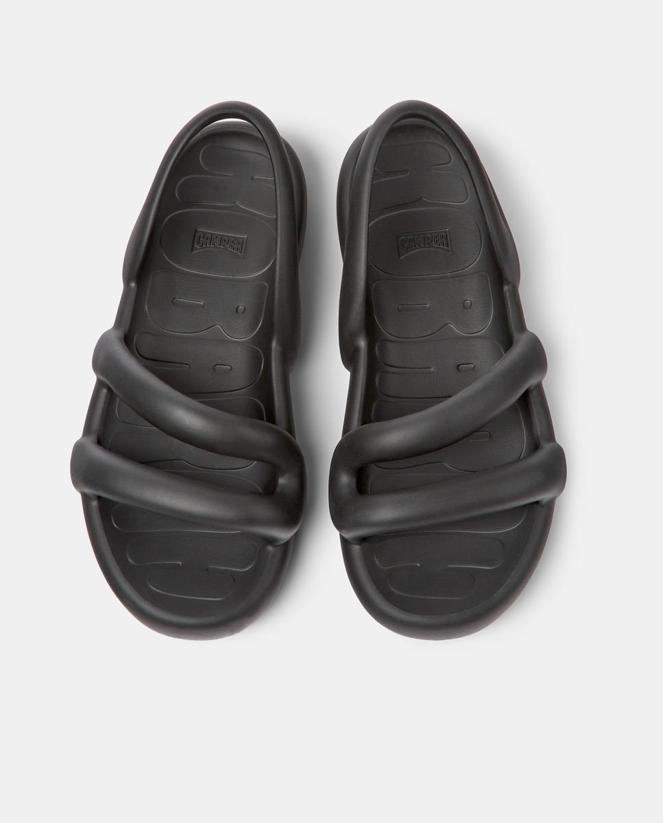 Sandalias planas de mujer kobarah flat lisas - Camper - Negro Negro-3