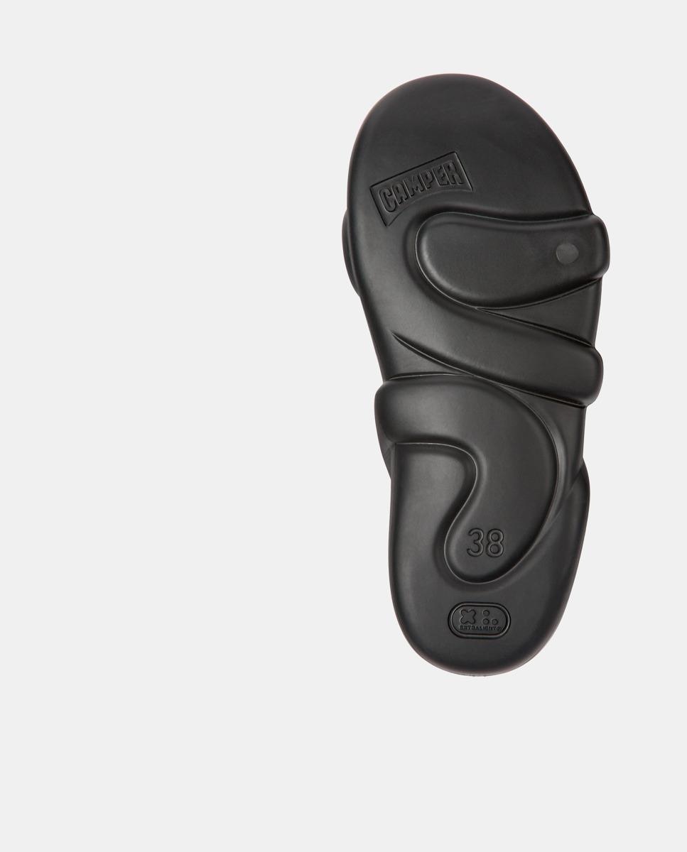 Sandalias planas de mujer kobarah flat lisas - Camper - Negro Negro-5