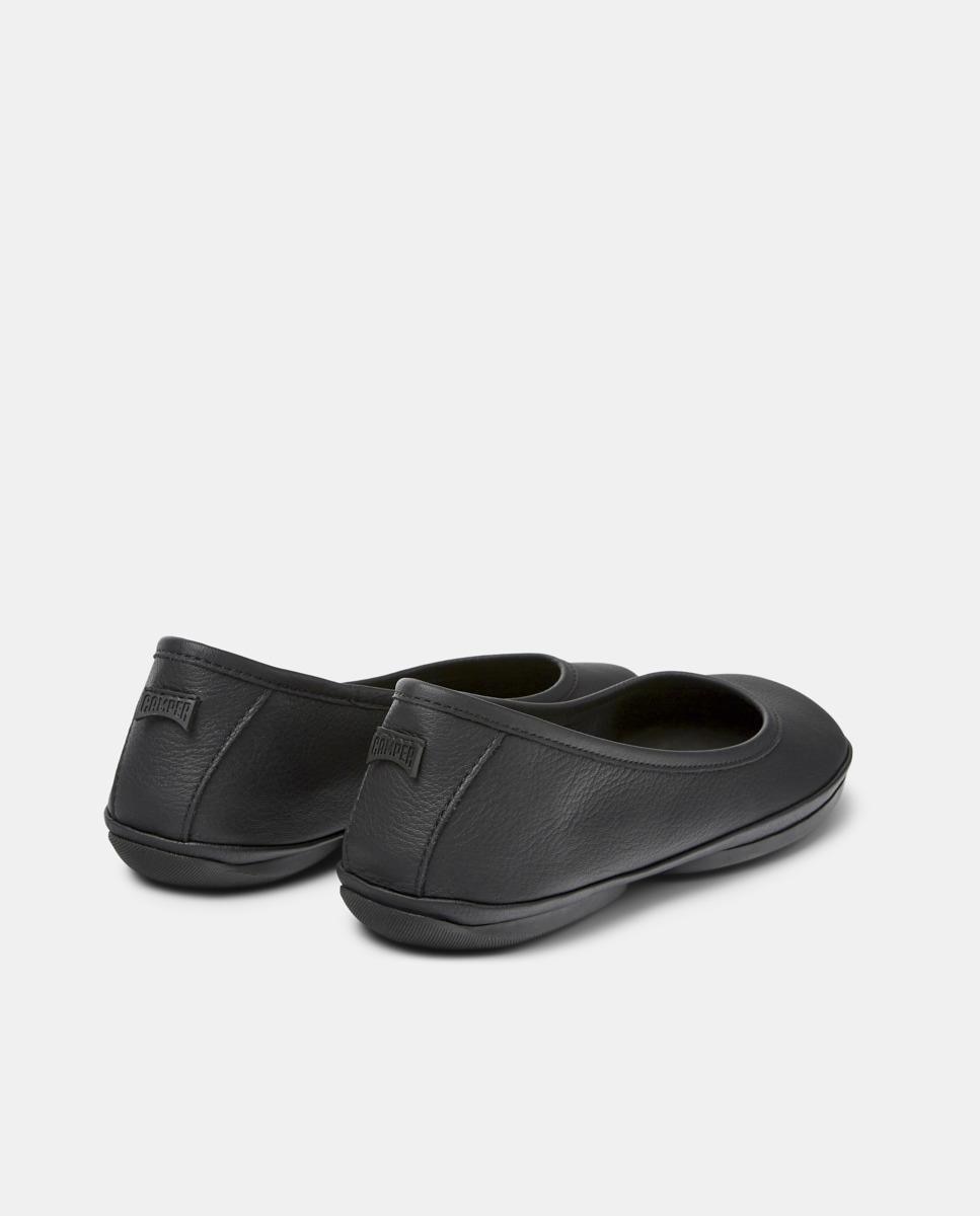 Bailarinas planas de mujer de piel Right Nina - Camper - Negro Negro-4
