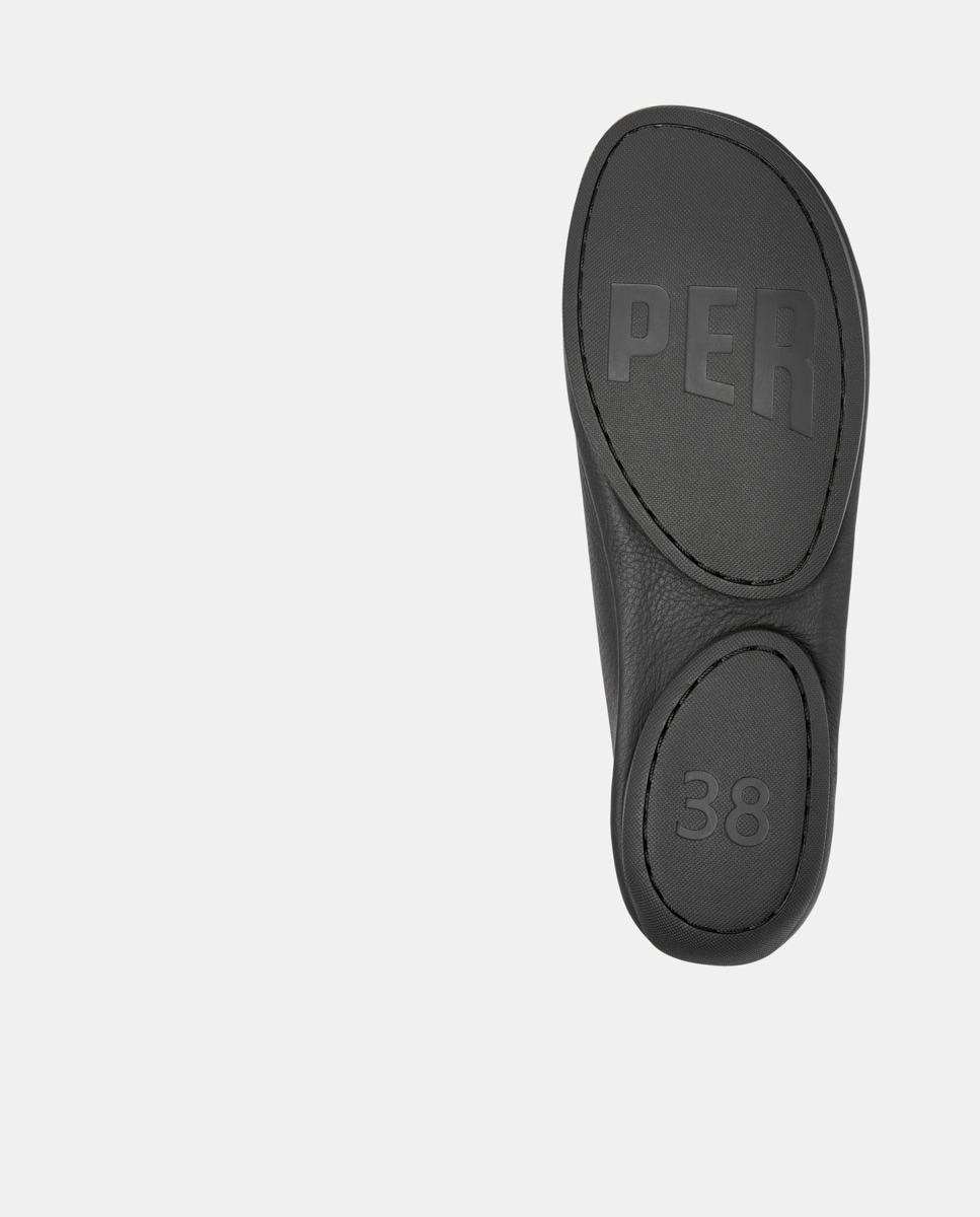 Bailarinas planas de mujer de piel Right Nina - Camper - Negro Negro-5