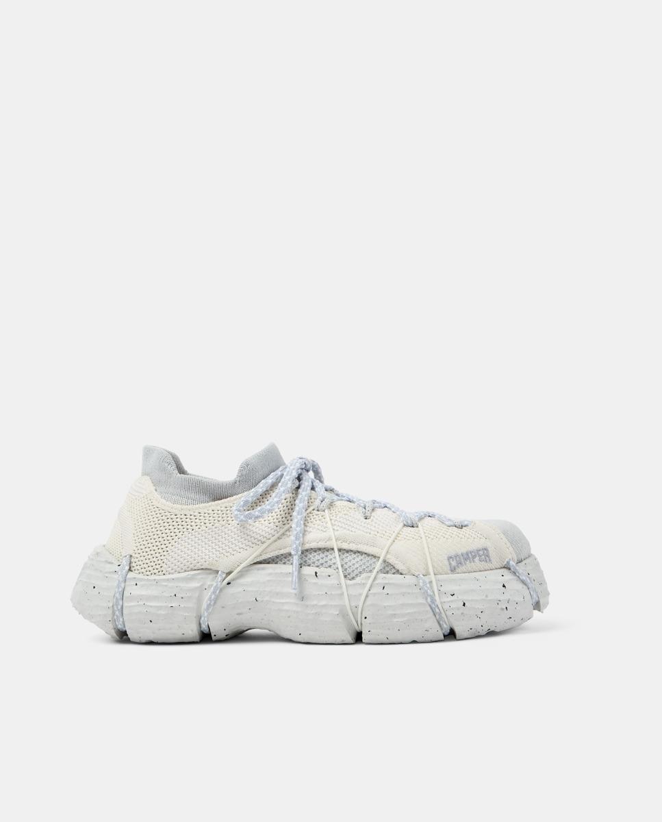 Camper - Zapatillas deportivas de mujer roku lisas con cordones.