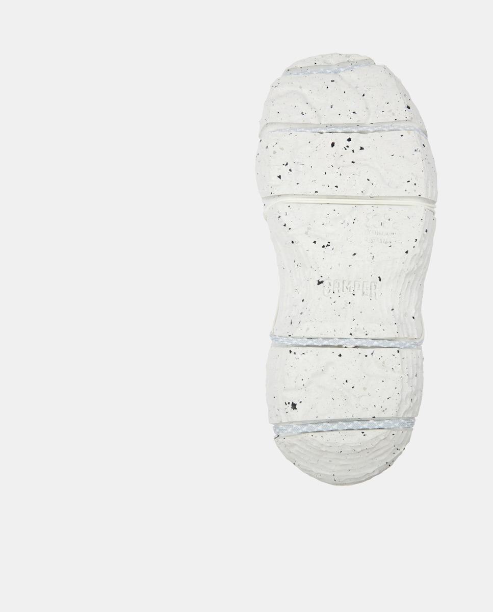 Zapatillas deportivas de mujer roku lisas con cordones - Camper - Blanco Blanco-5