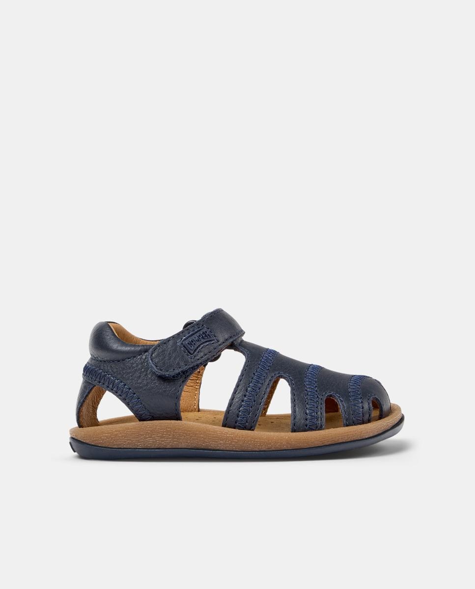 Imagen 1 de Sandalias cerradas de niños bicho de piel - Camper - Azul Azul