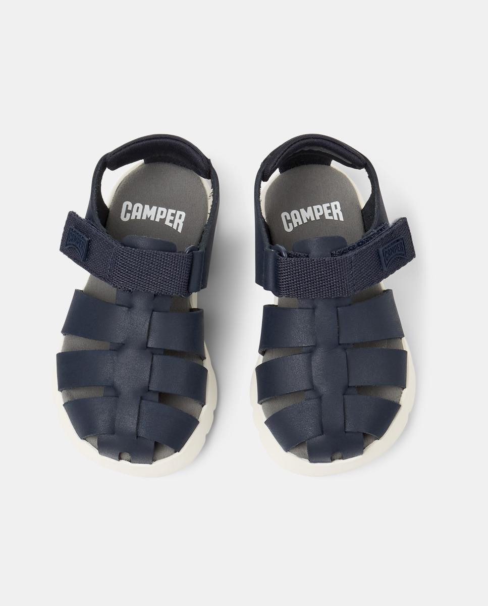 Sandalias de niño Oruga con cierre adherente - Camper - Azul Azul-2