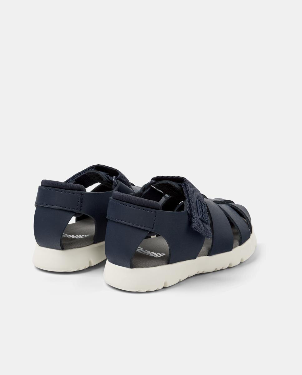 Sandalias de niño Oruga con cierre adherente - Camper - Azul Azul-3