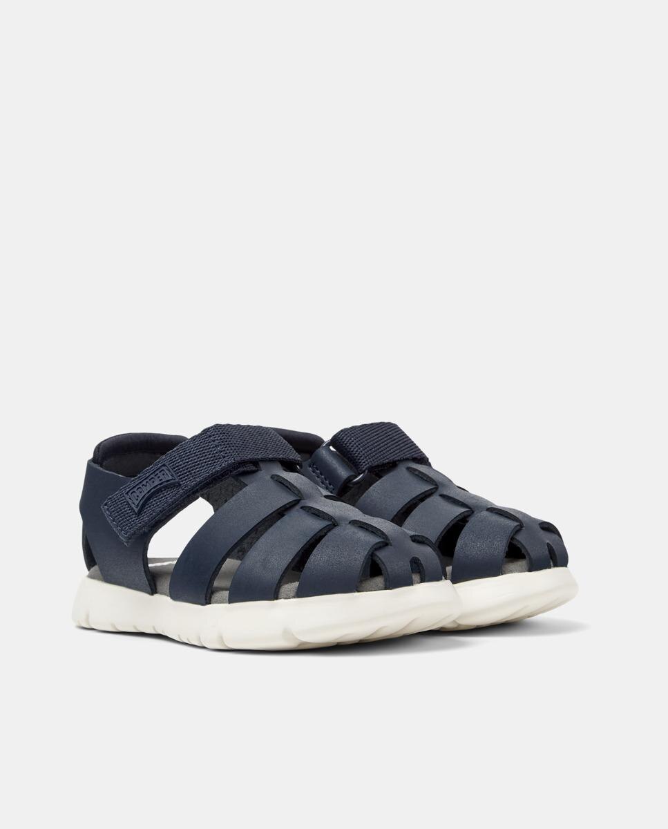 Sandalias de niño Oruga con cierre adherente - Camper - Azul Azul-5