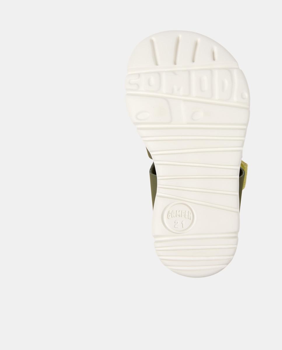Sandalias de niño Oruga con cierre adherente - Camper - Verde Oliva Verde Oliva-4