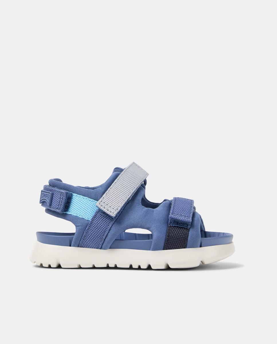 Sandalias de niño Oruga Twins con cierre adherente - Camper - Azul Azul-1