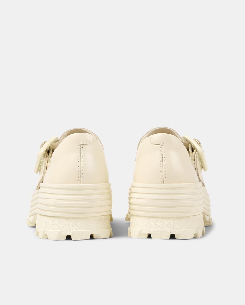 Mocasines unisex traktori de piel - camperlab - Crema Crema-2