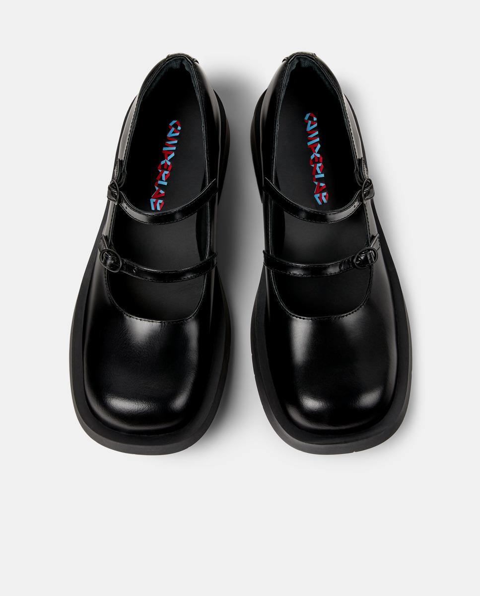 Bailarinas unisex 1978 de piel - camperlab - Negro Negro-3