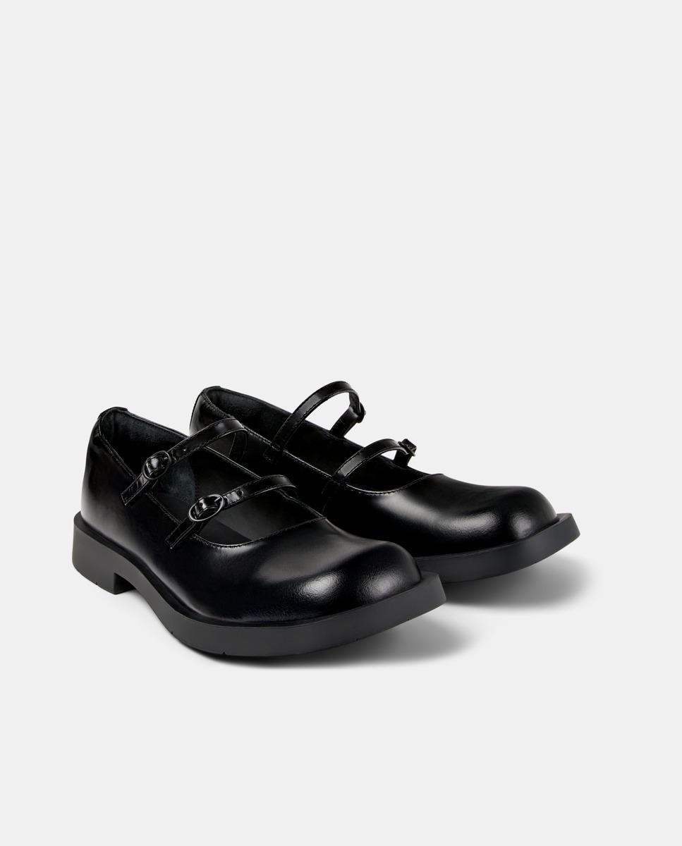 Bailarinas unisex 1978 de piel - camperlab - Negro Negro-5