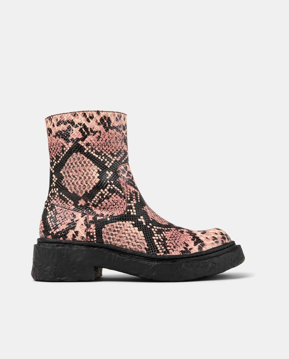 Botas unisex Vamonos de piel - camperlab - Rosa / Negro Rosa / Negro-1