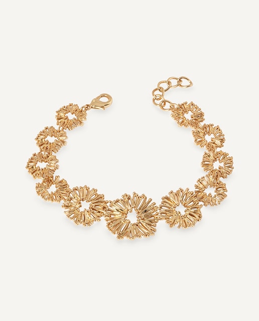Imagen 0 de Pulsera Estiu bañado en oro de 18 kt