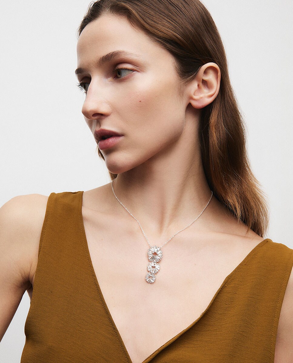 Colgante Estiu bañado en plata de ley 925 Plata-3