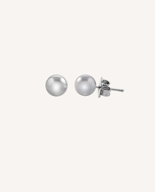 Imagen 0 de Pendientes Dormilona bañados en plata de ley 925