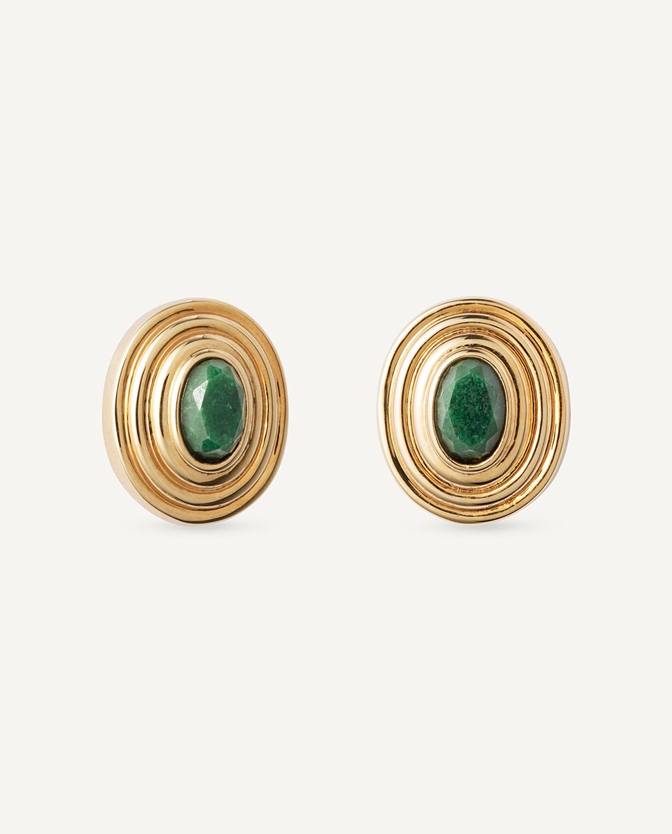 Pendientes Lola de María G. de Jaime chapados en oro 18kt