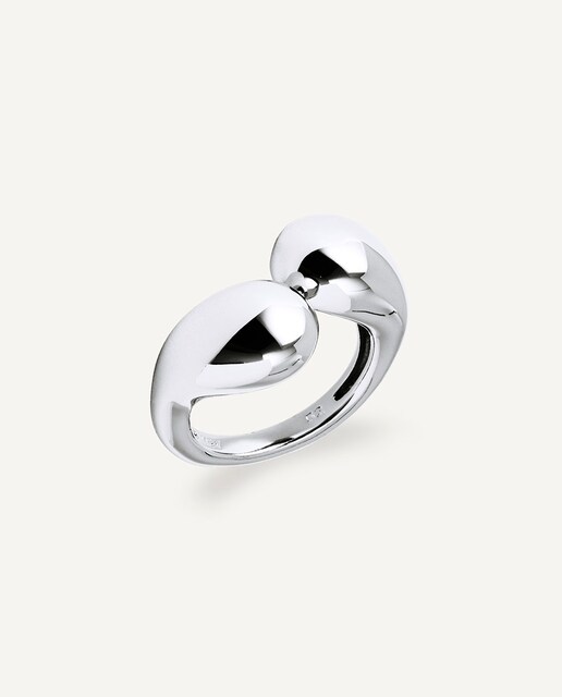 Imagen 0 de Anillo Big Drop bañado en plata de ley 925