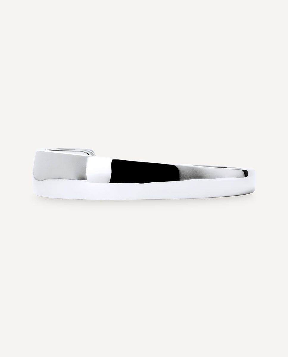 Brazalete arc bañado en plata de ley 925 - Vidal & Vidal - Plateado Plateado-4