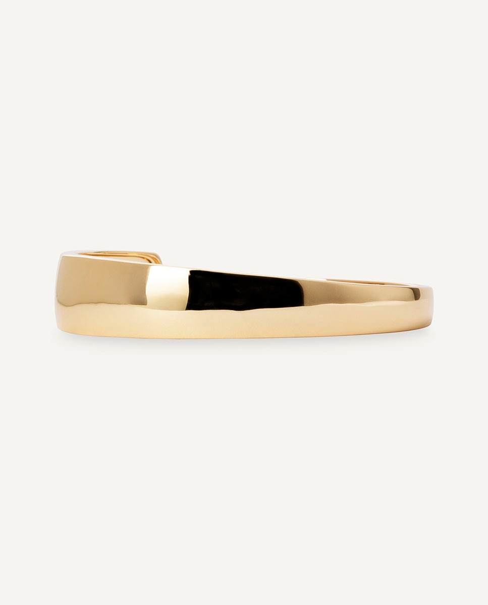 Brazalete arc bañado en oro de 18 kt - Vidal & Vidal - Dorado Dorado-4