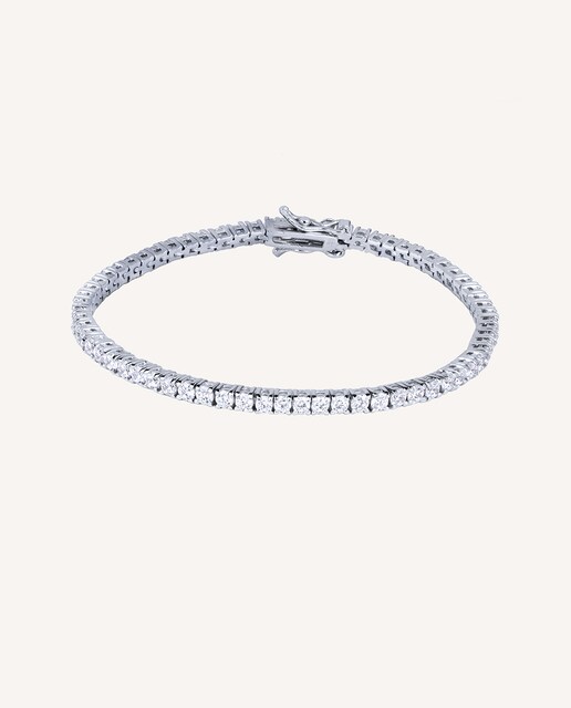 Imagen 0 de Pulsera Signature de plata de ley 925 con circonitas