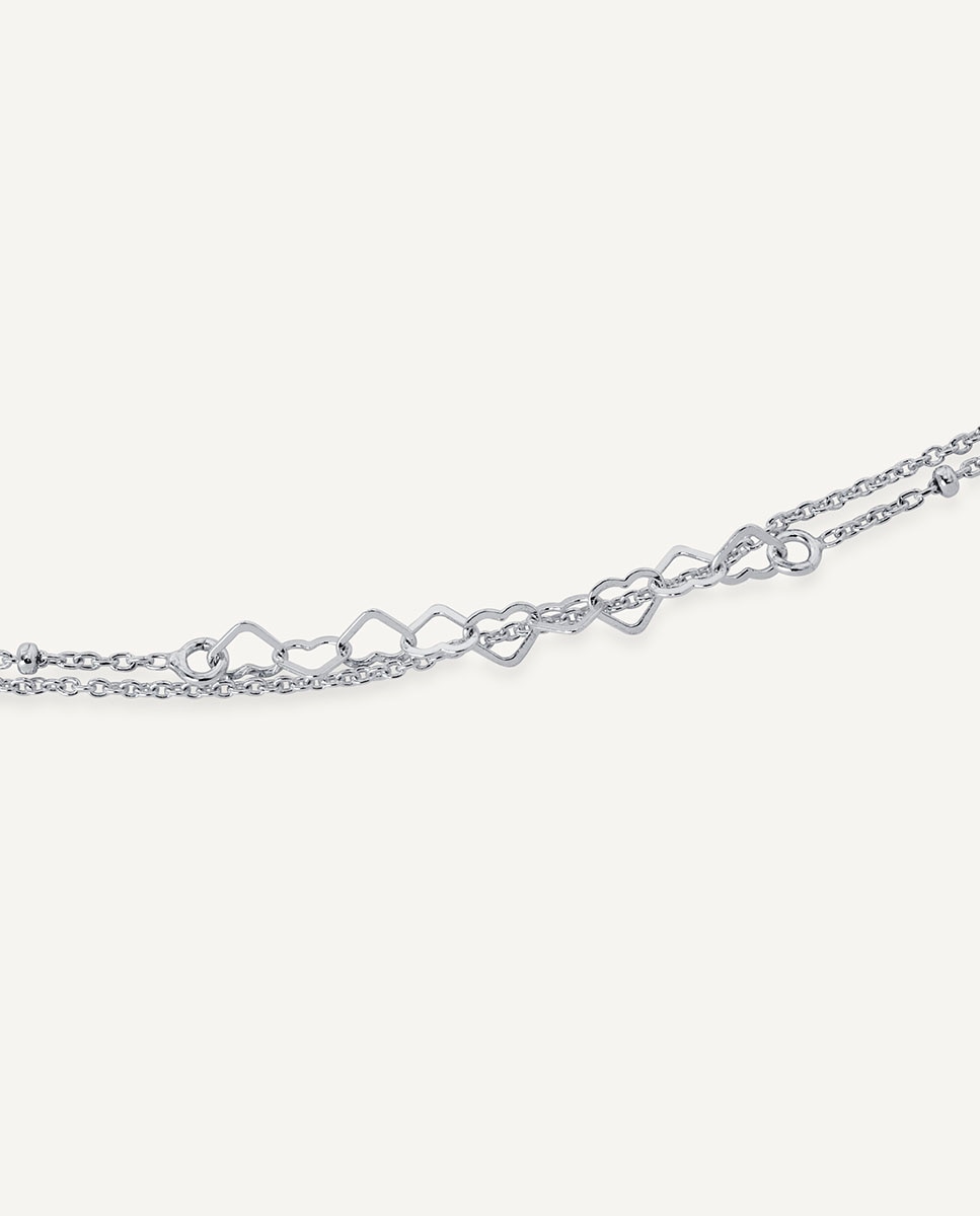 Imagen 4 de Pulsera de cadena riviere coré de plata de ley 925 - Vidal & Vidal - Plata Plata