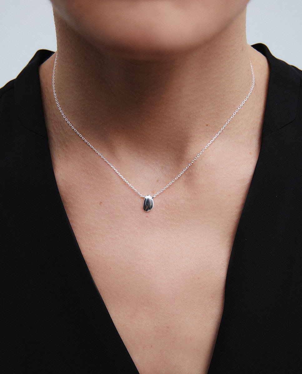 Collar cadena fina olivia de plata de ley 925 - Vidal & Vidal - Plata Plata-2