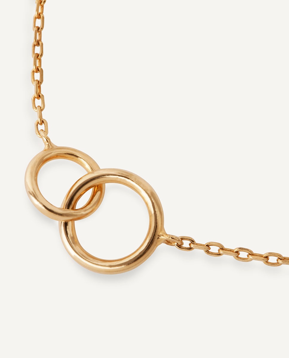 Collar esencia de plata de ley 925 con baño en oro 18 kt - Vidal & Vidal - Oro Oro-4