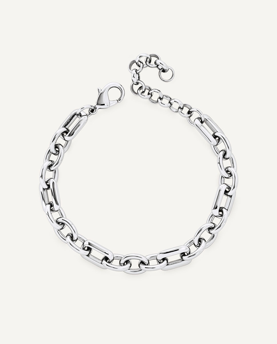 Pulsera eslabones mencía bañada en plata de ley 925 - Vidal & Vidal - Plateado Plateado-1
