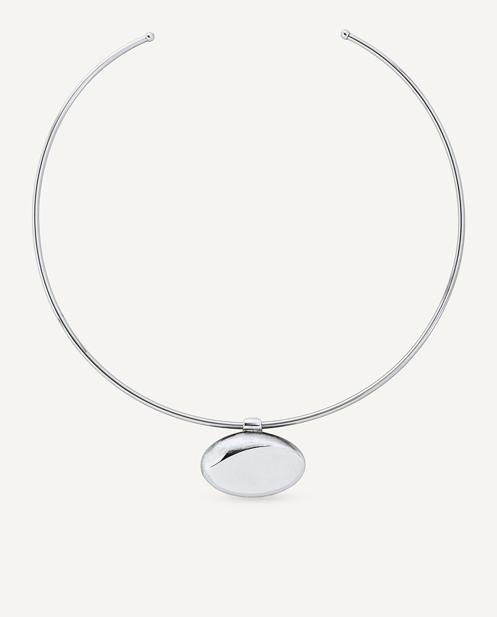 Imagen 0 de Choker toffee bañado en plata de ley 925 Plateado