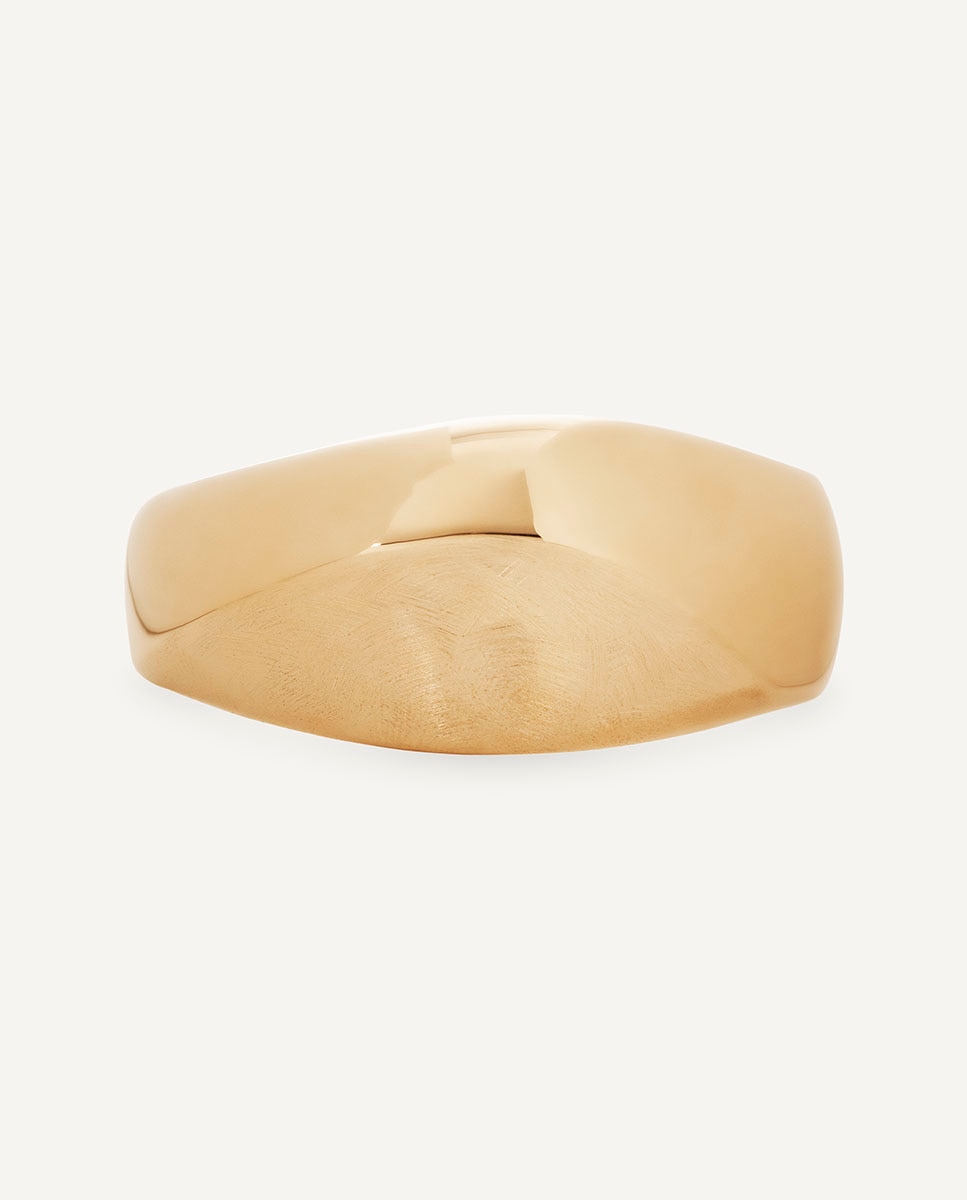 Brazalete rígido toffee bañado en oro de 18 kt - Vidal & Vidal - Dorado Dorado-4