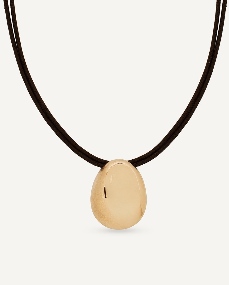 Imagen 0 de Colgante toffee bañado en oro de 18 kt Dorado