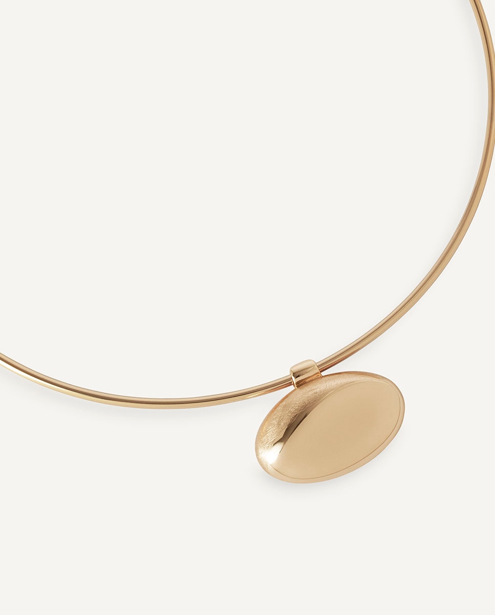 Choker toffee bañado en oro de 18 kt - Vidal & Vidal - Dorado Dorado-4